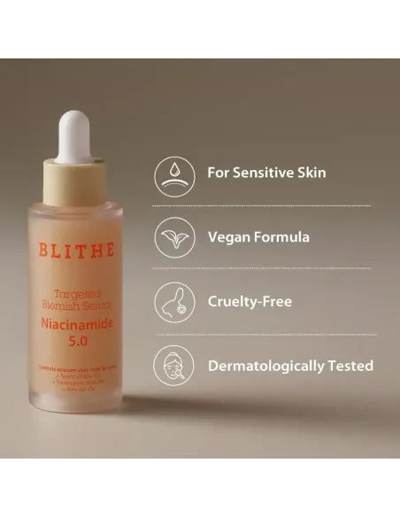 Blithe - Targeted Blemish Serum Niacinamide 5.0 Koreansk Hudpleje Danmark