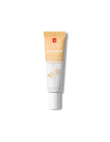 Erborian - Super BB Cream with Ginseng - Tinted Facial Care with High Coverage Against Impurities - Complexion Corrector and