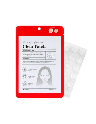 [MIZON] GOOD BYE BLEMISH CLEAR PATCHES (x44) Korean Skin Care - Ultra Discreet Patches for Care of Acne Stains - Ultra Thin -