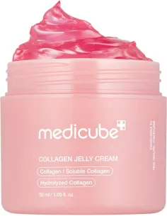 medicube Collagen Jelly Cream. Niacinamide and Freeze Dried. Hydrolyzed Collagen Promotes Barrier Hydration of the Skin (1.69 fl