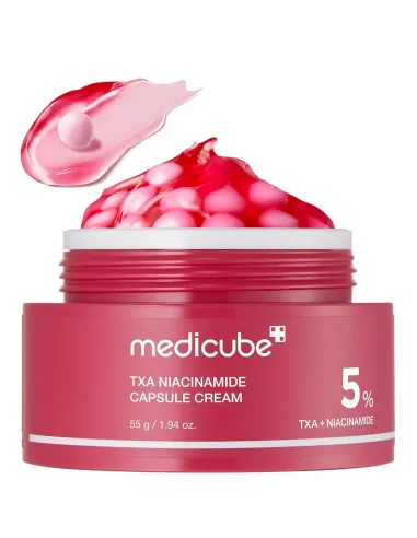 Medicube TXA + Niacinamide Capsule Cream - Dual Glow Moisturising Cream for Skin Tone, Texture & Moisture - With Pure Tranexamic
