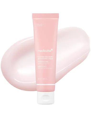 medicube Salmon Dna Pdrn Pink Hyaluronic Moisturising Cream Blemish Relief & Hydrating Care Restores Skin Elasticity and Shine