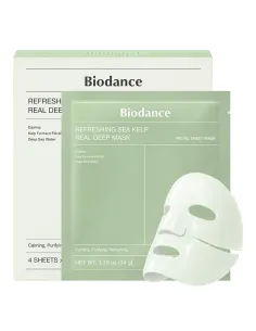 BIODANCE Refreshing Sea Pole Real Deep Mask, Hydrogel Mask, Soothing, Oil & Sebum Control, Impurities Care, Korean Skin Care,