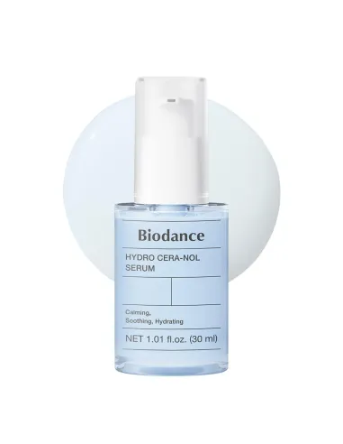 BIODANCE Hydro Cera-nol Serum, Ceramide, D-Panthenol, Hyaluronic Acid for Hydrating, Soothing for Sensitive Skin, Korean Skin